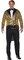 The Costume Center Gold Sequin Tailcoat Men Adult Halloween Costume - One Size